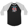 Emotional Support Human - Boston Terrier - Canvas Unisex 3/4 Raglan