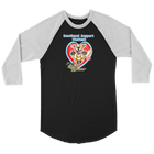 Emotional Support Human - Golden Retriever - Canvas brand Unisex 3/4 Raglan