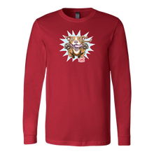 Load image into Gallery viewer, OMG Red Nose Pitbull - Canvas brand red Long Sleeve Shirt