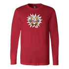 OMG Red Nose Pitbull - Canvas brand red Long Sleeve Shirt