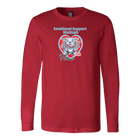 Emotional Support Human long sleeve t-shirt with Blue Nose Pitbull 