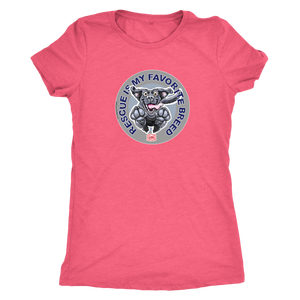 Rescue is My Favorite Breed - Black Labrador Women's Triblend