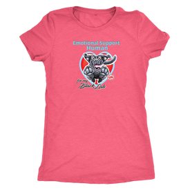 Emotional Support Human - Black Labrador Retriever - Next Level Womens Triblend