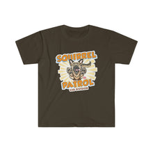 Load image into Gallery viewer, German Shepherd Puppy Dog Squirrel Patrol Unisex Softstyle T-Shirt