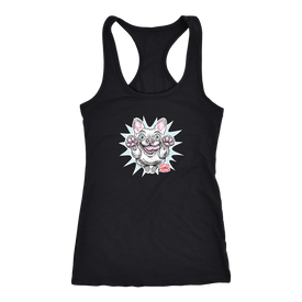 White French Bulldog - Frenchie - Next Level Racerback Tank