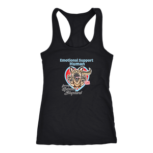 Emotional Support Human - German Shepherd - Next Level Racerback Tank