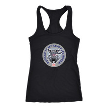 Load image into Gallery viewer, Rescue is My Favorite Breed - Black Labrador Racerback Tank