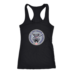 Rescue is My Favorite Breed - Black Labrador Racerback Tank