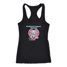 Emotional Support Human - Blue Nose Pitbull - Next Level Racerback Tank