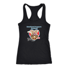 Emotional Support Human - Yellow Labrador Retriever - Next Level Racerback Tank