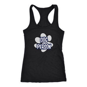 Dog Person - Next Level Racerback Tank for Dog Lovers