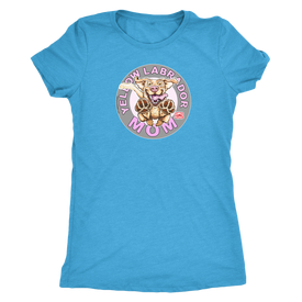 Yellow Labrador Retriever Mom -  Next Level Womens Triblend