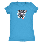 Happy Excited Jumping Black Labrador Retriever Dog - Womens  Triblend T-shirt for Dog Lovers