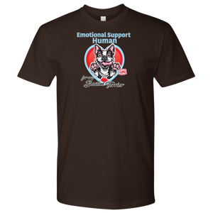 Emotional Support Human - Boston Terrier - Next Level Mens Shirt