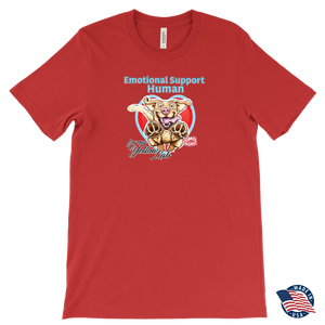 Emotional Support Human - Yellow Labrador Retriever - Canvas brand Mens T-Shirt