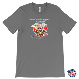 Emotional Support Human - Yellow Labrador Retriever - Canvas brand Mens T-Shirt