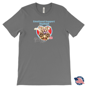 Emotional Support Human - Yellow Labrador Retriever - Canvas brand Mens T-Shirt