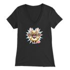 OMG Fawn French Bulldog - Frenchie - Womens V-Neck for the Frechie Dog Mom