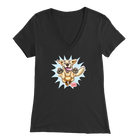 OMG Golden Retriever Womens V-Neck