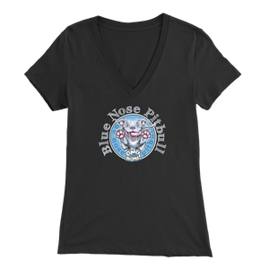 Blue Nose Pitbull - Dog Lover's V-Neck Shirt for Women