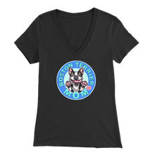 Load image into Gallery viewer, Boston Terrier Mom - Bella Womens V-Neck for the Bostie Mom