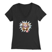 Load image into Gallery viewer, Red Nose Pitbull - Bella Womens V-Neck