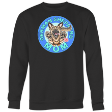 Load image into Gallery viewer, German Shepherd Mom - Crewneck Sweatshirt Big Print