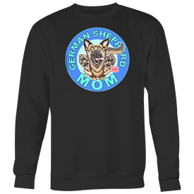 German Shepherd Mom - Crewneck Sweatshirt Big Print