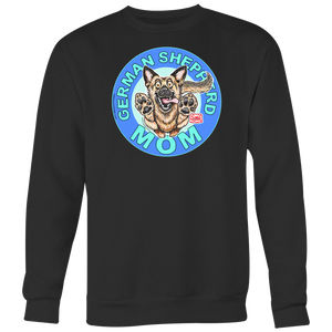 German Shepherd Mom - Crewneck Sweatshirt Big Print