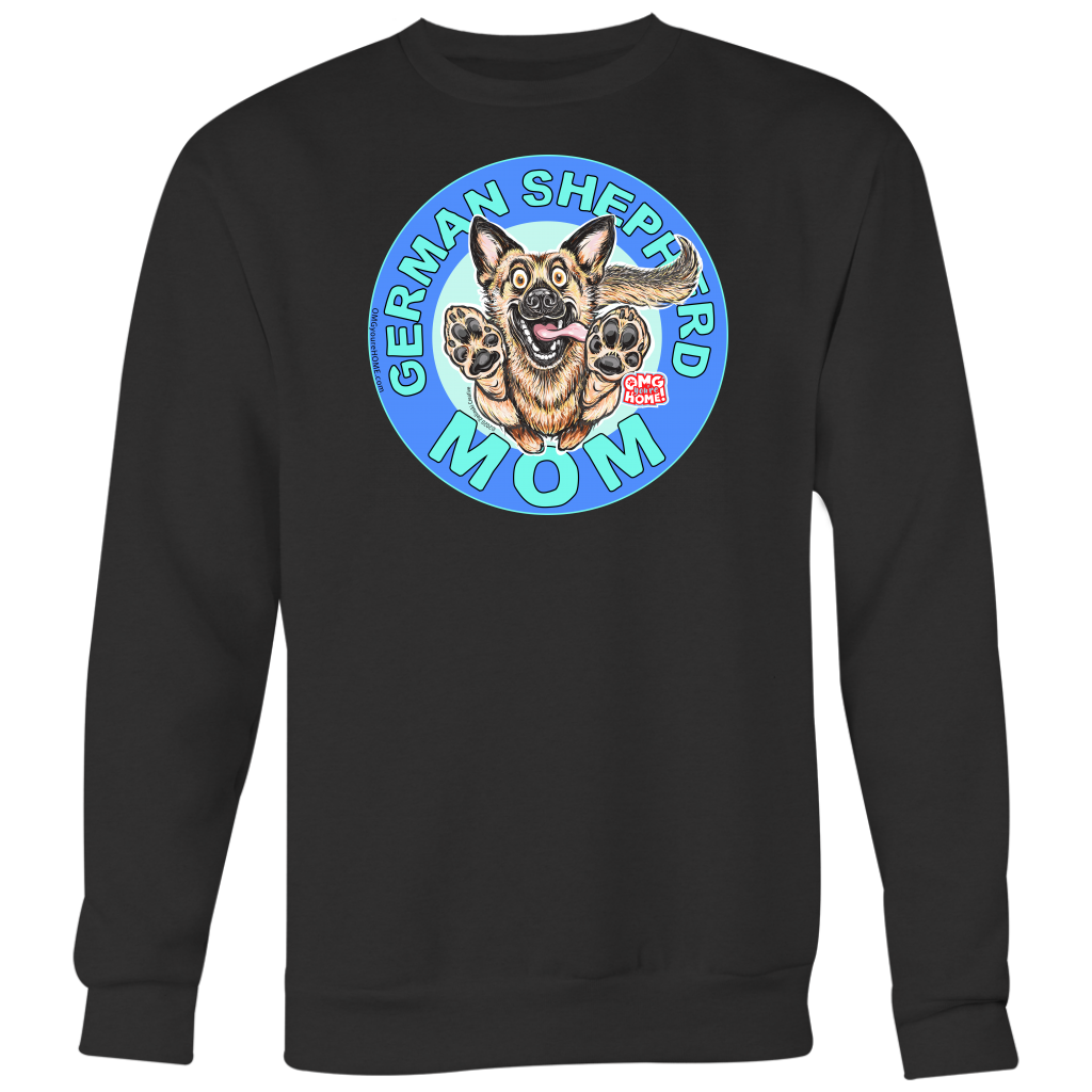 German Shepherd Mom - Crewneck Sweatshirt Big Print