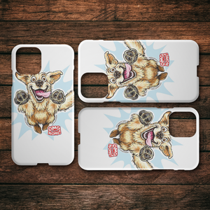 OMG Golden Retriever iPhone Case