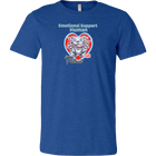 Emotional Support Human - Blue Nose Pitbull - Canvas brand Mens Shirt