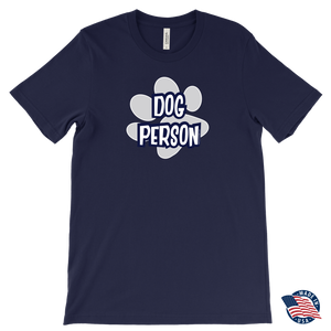 Dog Person - Canvas Mens T-Shirt