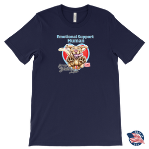 Emotional Support Human - Yellow Labrador Retriever - Canvas brand Mens T-Shirt