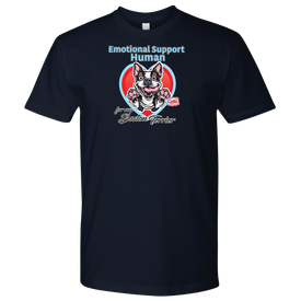 Emotional Support Human - Boston Terrier - Next Level Mens Shirt