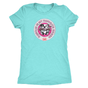 Rescue is my favorite breed - Blue Nose Pitbull - Womens Triblend Shirt