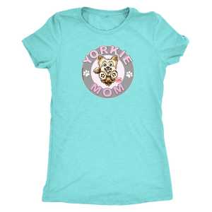 Yorkshire Terrier (Yorkie) Mom - Next Level Womens Triblend for Dog Lovers