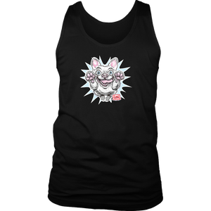 White French Bulldog - Frenchie - District Mens Tank