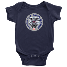 Load image into Gallery viewer, Rescue is My Favorite Breed - Black Labrador Baby Bodysuit