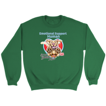 Load image into Gallery viewer, Emotional Support Human - Yellow Labrador Retriever - Crewneck Sweatshirt