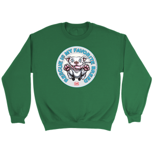 Rescue is my favorite breed - White Staffy Crewneck Sweatshirt