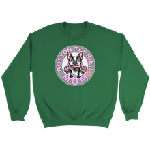 Load image into Gallery viewer, Boston Terrier Mom - Crewneck Sweatshirt