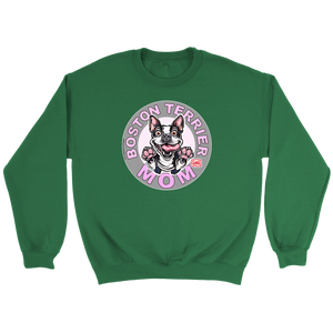 Boston Terrier Mom - Crewneck Sweatshirt