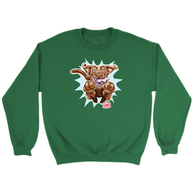 OMG Chocolate Labrador Retriever - Crewneck Sweatshirt