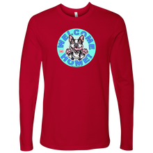 Load image into Gallery viewer, Boston Terrier - Welcome Home - Next Level Mens Long Sleeve