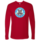Boston Terrier - Welcome Home - Next Level Mens Long Sleeve
