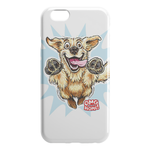 OMG Golden Retriever iPhone Case