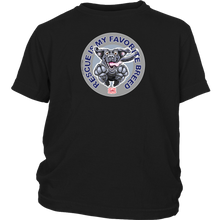 Load image into Gallery viewer, Rescue is My Favorite Breed - Black Labrador Youth Shirt