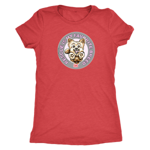 Rescue is My Favorite Breed - Yorkie - Women's Triblend Shirt