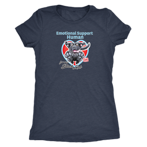 Emotional Support Human - Black Labrador Retriever - Next Level Womens Triblend